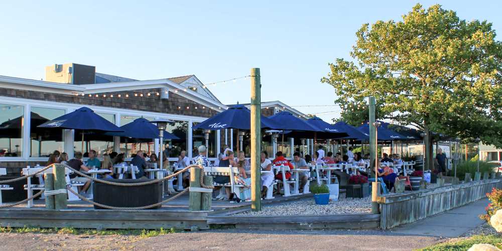 exterior view of the restaurant and outdoor patio