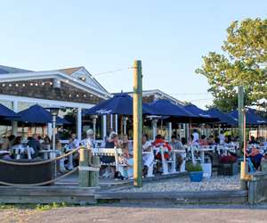 exterior view of the restaurant and outdoor patio