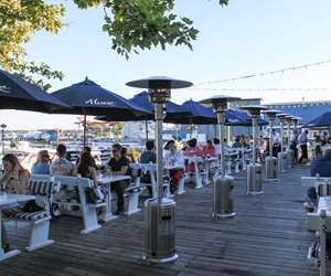 patio dining overlooking ocean